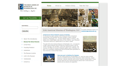 Desktop Screenshot of irishamericanmuseumdc.org