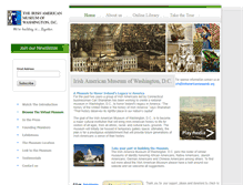 Tablet Screenshot of irishamericanmuseumdc.org